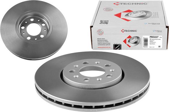 Protechnic PRD2227 - Brake Disc autospares.lv