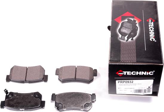 Protechnic PRP0932 - Brake Pad Set, disc brake autospares.lv