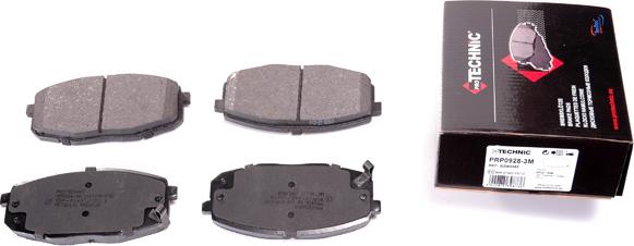 Protechnic PRP0928-3M - Brake Pad Set, disc brake autospares.lv