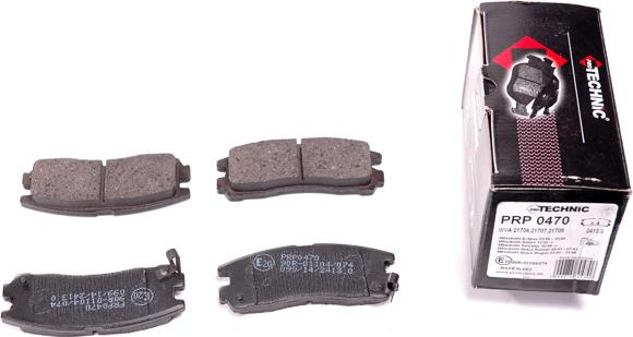 Protechnic PRP0470 - Brake Pad Set, disc brake autospares.lv