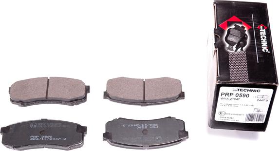 Protechnic PRP0590 - Brake Pad Set, disc brake autospares.lv