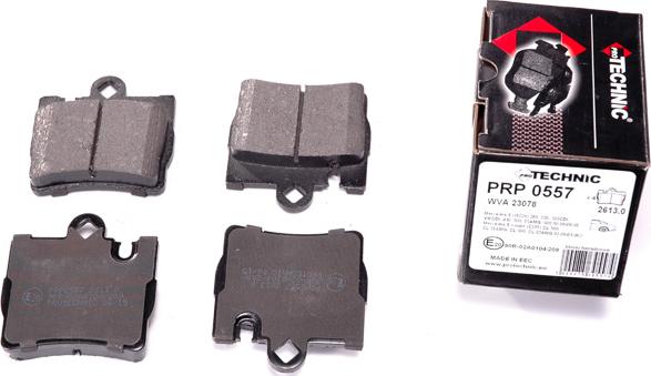 Protechnic PRP0557 - Brake Pad Set, disc brake autospares.lv