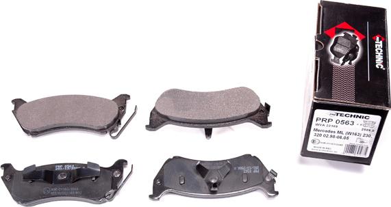 Protechnic PRP0563 - Brake Pad Set, disc brake autospares.lv