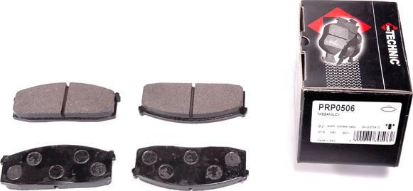 Protechnic PRP0506 - Brake Pad Set, disc brake autospares.lv