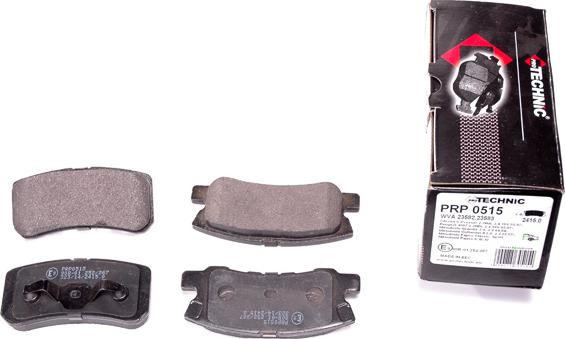 Protechnic PRP0515 - Brake Pad Set, disc brake autospares.lv