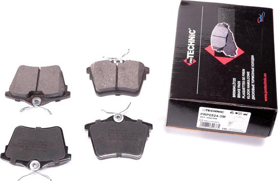 Protechnic PRP0524-3M - Brake Pad Set, disc brake autospares.lv