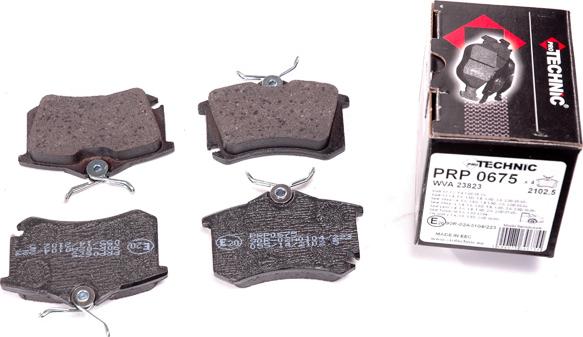 Protechnic PRP0675 - Brake Pad Set, disc brake autospares.lv