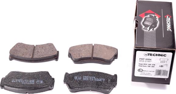 Protechnic PRP0094 - Brake Pad Set, disc brake autospares.lv