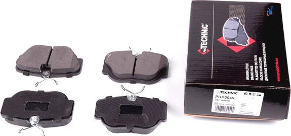 Protechnic PRP0049 - Brake Pad Set, disc brake autospares.lv