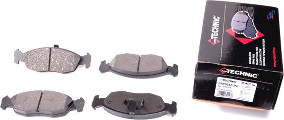 Protechnic PRP0052-3M - Brake Pad Set, disc brake autospares.lv