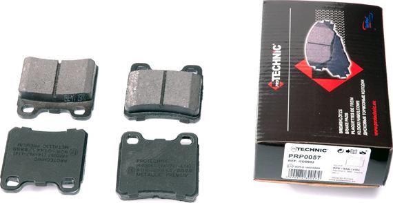 Protechnic PRP0057 - Brake Pad Set, disc brake autospares.lv