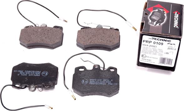 Protechnic PRP0109 - Brake Pad Set, disc brake autospares.lv