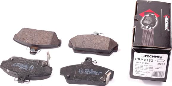 Protechnic PRP0182 - Brake Pad Set, disc brake autospares.lv