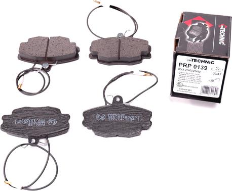 Protechnic PRP0139 - Brake Pad Set, disc brake autospares.lv