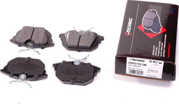 Protechnic PRP0176-3M - Brake Pad Set, disc brake autospares.lv