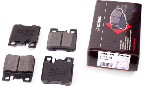 Protechnic PRP0178 - Brake Pad Set, disc brake autospares.lv