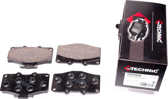 Protechnic PRP0840 - Brake Pad Set, disc brake autospares.lv