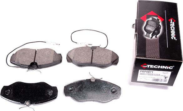 Protechnic PRP0871 - Brake Pad Set, disc brake autospares.lv