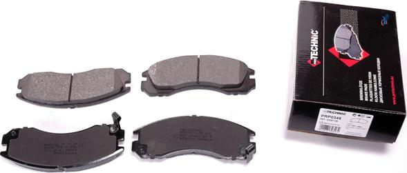 Protechnic PRP0346 - Brake Pad Set, disc brake autospares.lv