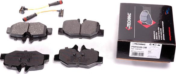 Protechnic PRP0355-3M - Brake Pad Set, disc brake autospares.lv