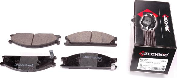 Protechnic PRP0365 - Brake Pad Set, disc brake autospares.lv