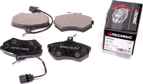 Protechnic PRP0361 - Brake Pad Set, disc brake autospares.lv