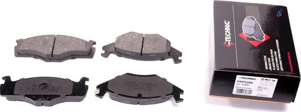 Protechnic PRP0389 - Brake Pad Set, disc brake autospares.lv