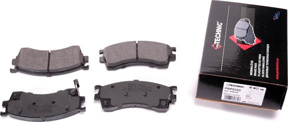 Protechnic PRP0332 - Brake Pad Set, disc brake autospares.lv