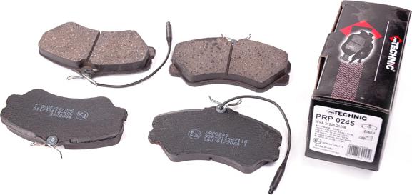 Protechnic PRP0245 - Brake Pad Set, disc brake autospares.lv