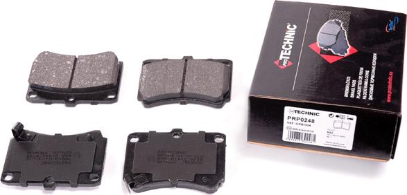 Protechnic PRP0248 - Brake Pad Set, disc brake autospares.lv