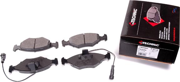 Protechnic PRP0252 - Brake Pad Set, disc brake autospares.lv