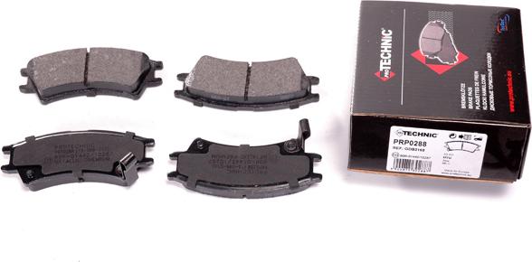 Protechnic PRP0288 - Brake Pad Set, disc brake autospares.lv