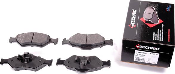 Protechnic PRP0231 - Brake Pad Set, disc brake autospares.lv