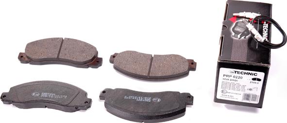 Protechnic PRP0220 - Brake Pad Set, disc brake autospares.lv