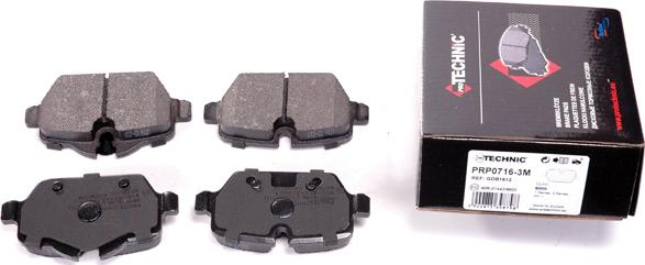 Protechnic PRP0716-3M - Brake Pad Set, disc brake autospares.lv