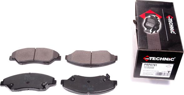 Protechnic PRP0781 - Brake Pad Set, disc brake autospares.lv