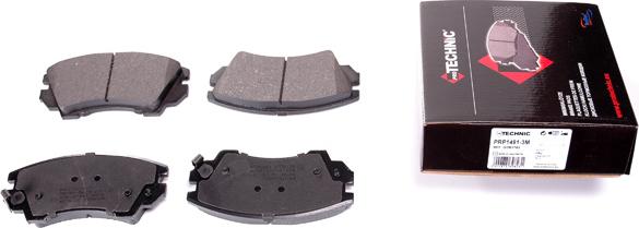 Protechnic PRP1491-3M - Brake Pad Set, disc brake autospares.lv