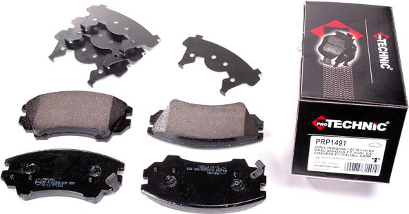 Protechnic PRP1491 - Brake Pad Set, disc brake autospares.lv