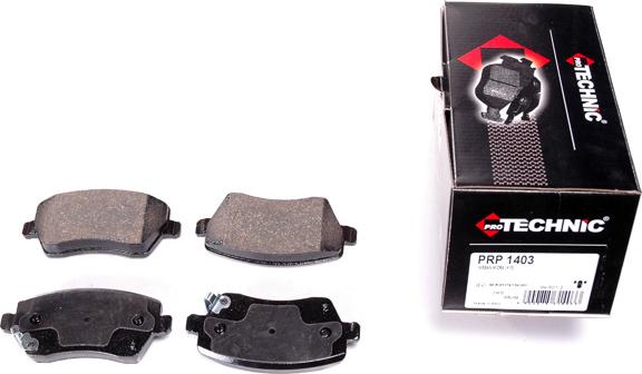 Protechnic PRP1403 - Brake Pad Set, disc brake autospares.lv