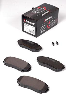 Protechnic PRP1524 - Brake Pad Set, disc brake autospares.lv