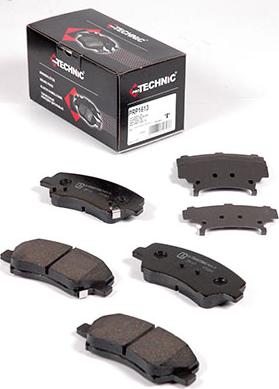 Protechnic PRP1613 - Brake Pad Set, disc brake autospares.lv