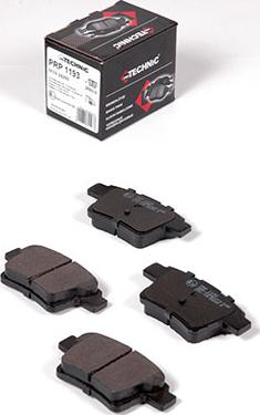 Protechnic PRP1193 - Brake Pad Set, disc brake autospares.lv