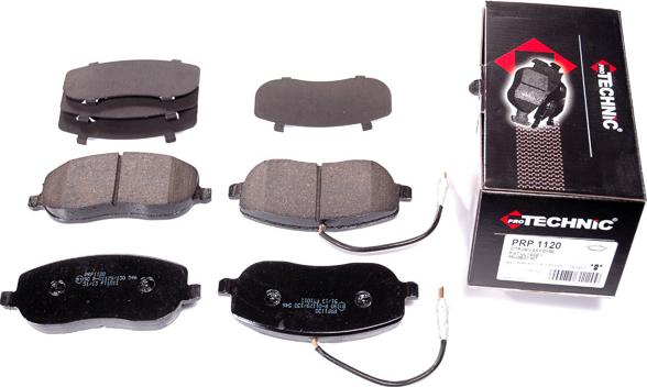 Protechnic PRP1120 - Brake Pad Set, disc brake autospares.lv