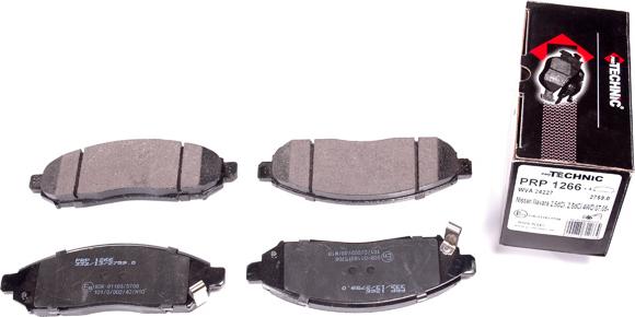 Protechnic PRP1266 - Brake Pad Set, disc brake autospares.lv