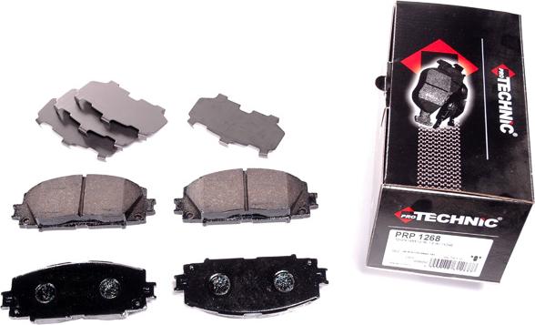 Protechnic PRP1268 - Brake Pad Set, disc brake autospares.lv