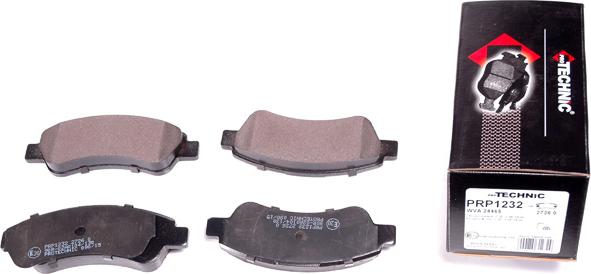 Protechnic PRP1232 - Brake Pad Set, disc brake autospares.lv