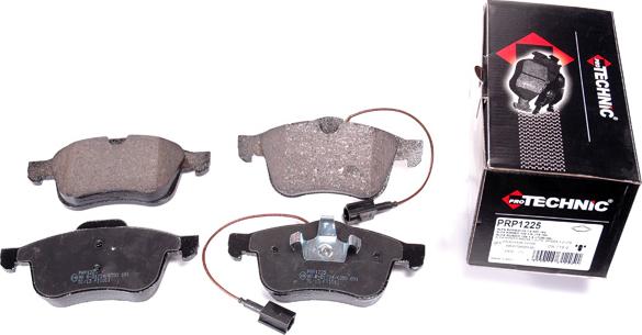 Protechnic PRP1225 - Brake Pad Set, disc brake autospares.lv