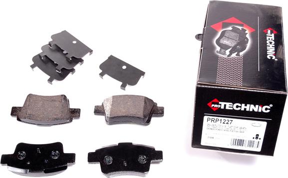 Protechnic PRP1227 - Brake Pad Set, disc brake autospares.lv