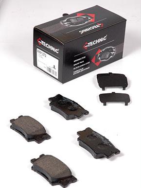 Protechnic PRP1272 - Brake Pad Set, disc brake autospares.lv