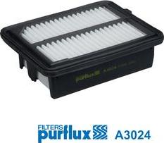 Purflux A3024 - Air Filter, engine autospares.lv